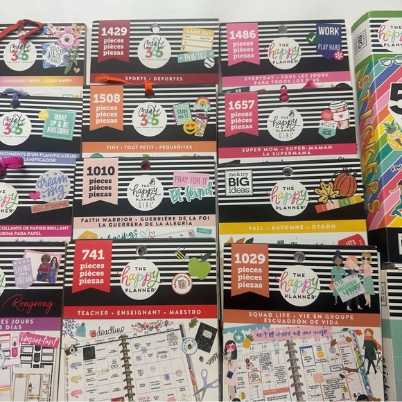 Happy Planner Sticker Books. 17 books including 2 jumbo packs - Picture 3 of 4